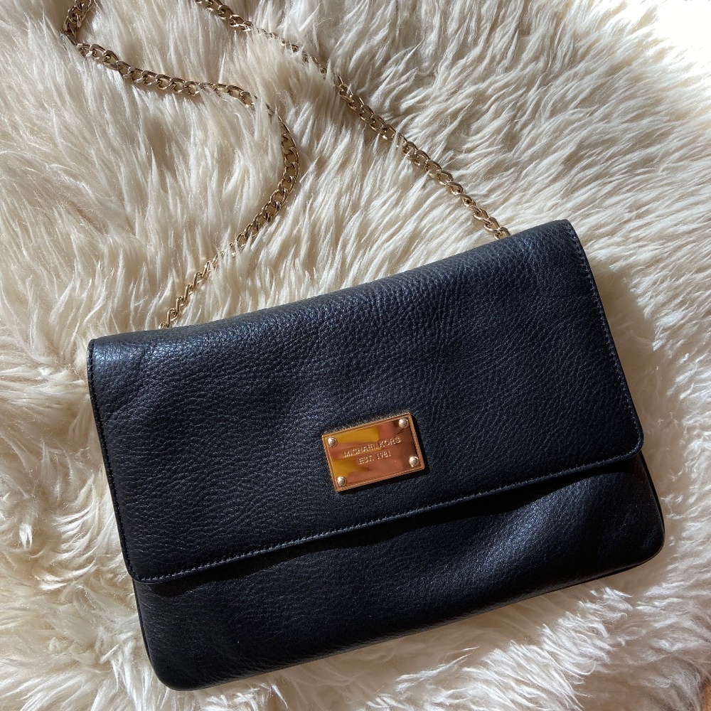 Michael Kors shoulder flap bag with chain straps